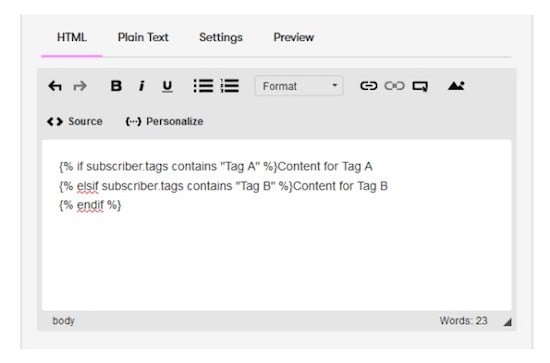 11 tag content example