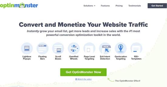 optinmonster best free email optin tool