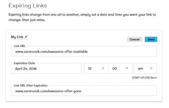22 expiring links