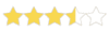 3.5 stars grey BG
