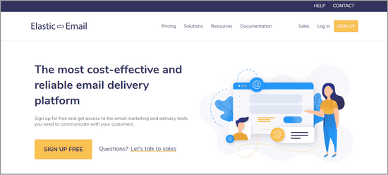elastic email marketing software
