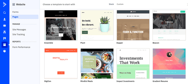ActiveCampaign ClickFunnels alternative website page templates