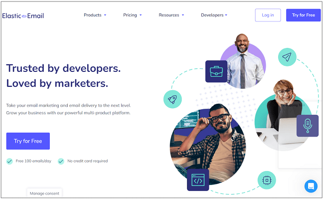 alternativa a SendGrid fácil de usar
