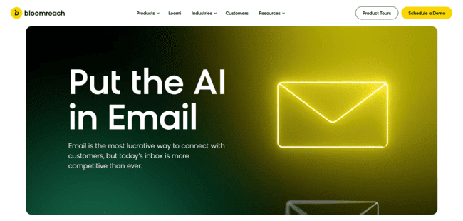 Bloomreach marketing platform AI writing personalization