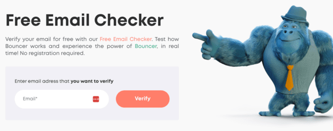 Bouncer free email validation checker review