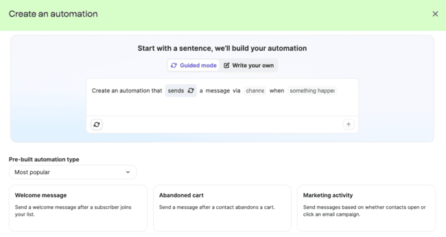 Brevo marketing automation