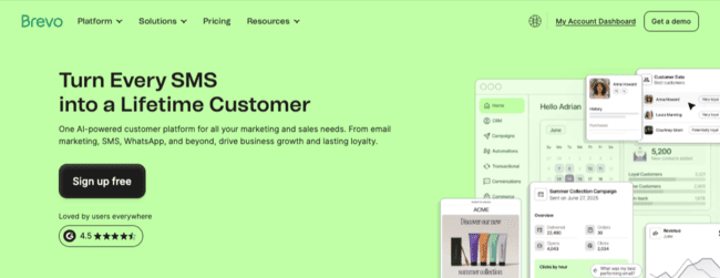 Brevo marketing platform CRM Google Workspace integration