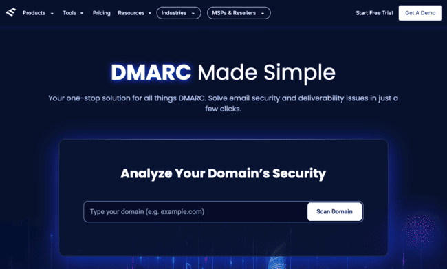 Comprobación de dominio con EasyDMARC