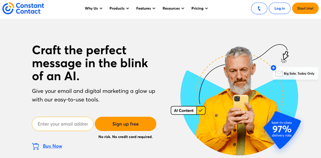 Constant Contact nieuwsbrief tool
