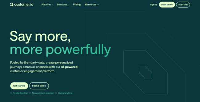Customer.io customer engagement platform