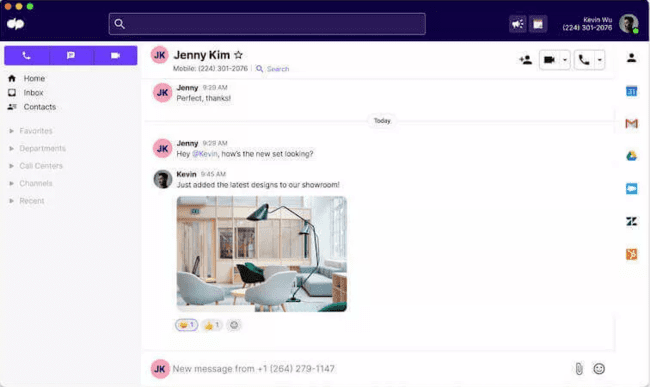 Dialpad sales crm contact profile pages