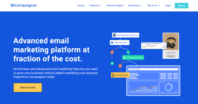 email marketing con Campaigner