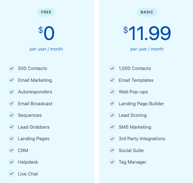 Engagebay free cheap CRM