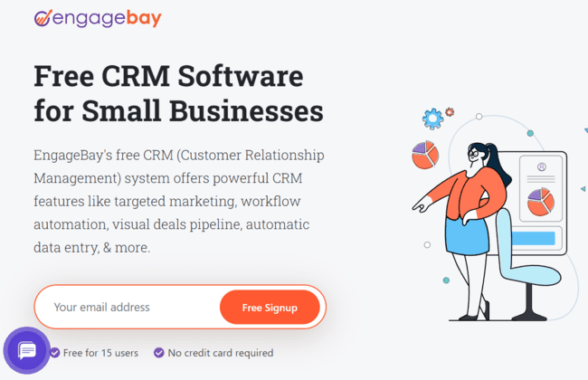Engagebay free crm software for small businesses