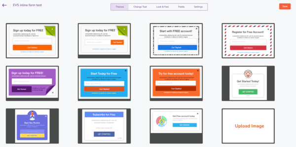 formularios en línea reseña de Engagebay