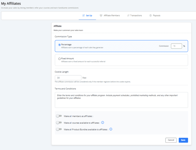 FreshLearn affiliate referrals