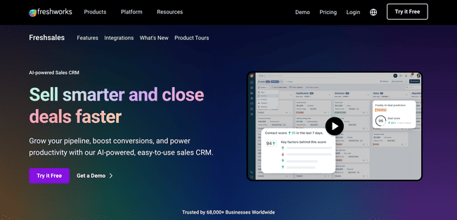 Freshsales CRM for sales teams