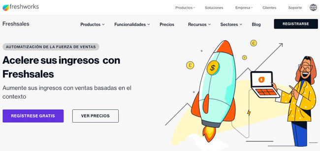 Freshsales alternativa asequible a Hubspot para pequeñas y medianas empresas