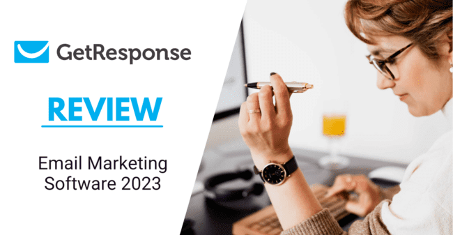 GetResponse review email marketing software 2023 automation funnels landing pages