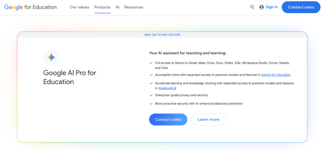 Google AI Pro for Education