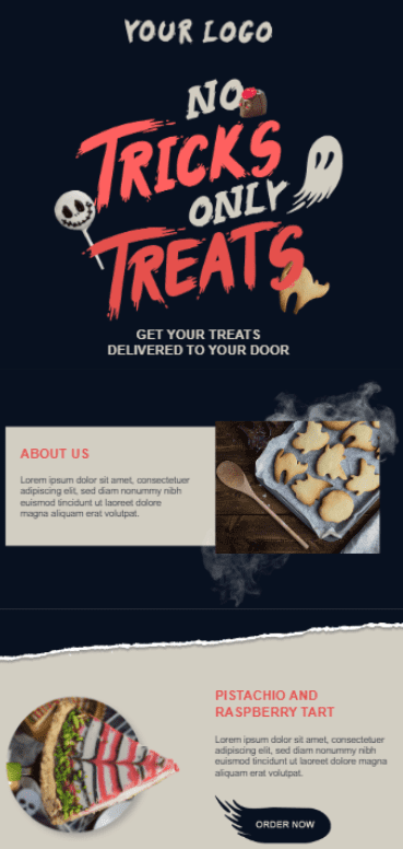halloween email template