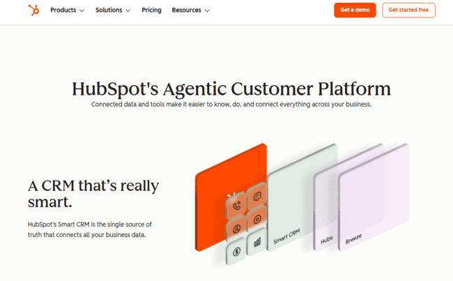 HubSpot CRM customer platform