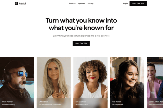 Kajabi all-in-one platform for building and selling education products