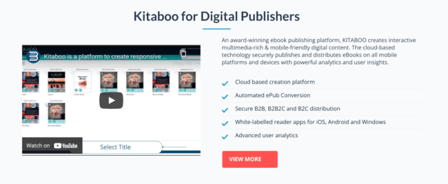 Kitaboo ebook creation tool publishers