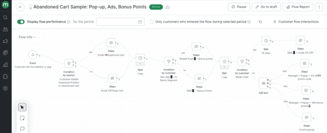 Maestra marketing automation workflow builder
