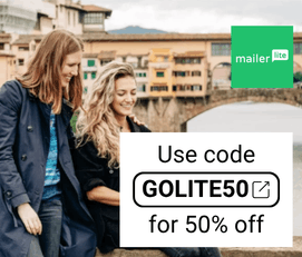 Mailerlite discount sale coupon code 50 off