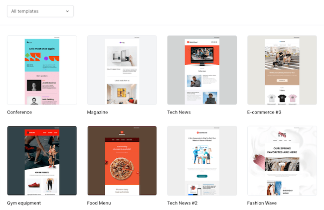 Mailerlite email campaign templates email marketing platform