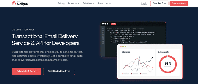 Mailgun transactional email API