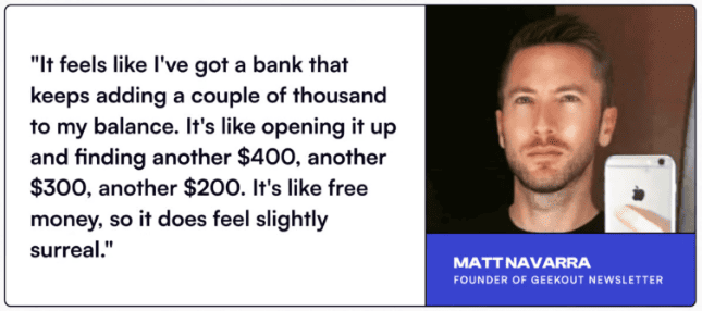 Matt Navarra Geekout newsletter beehiiv recommendation