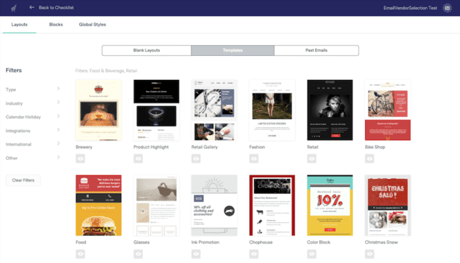 modelos ou templates de e-mail gratuitos