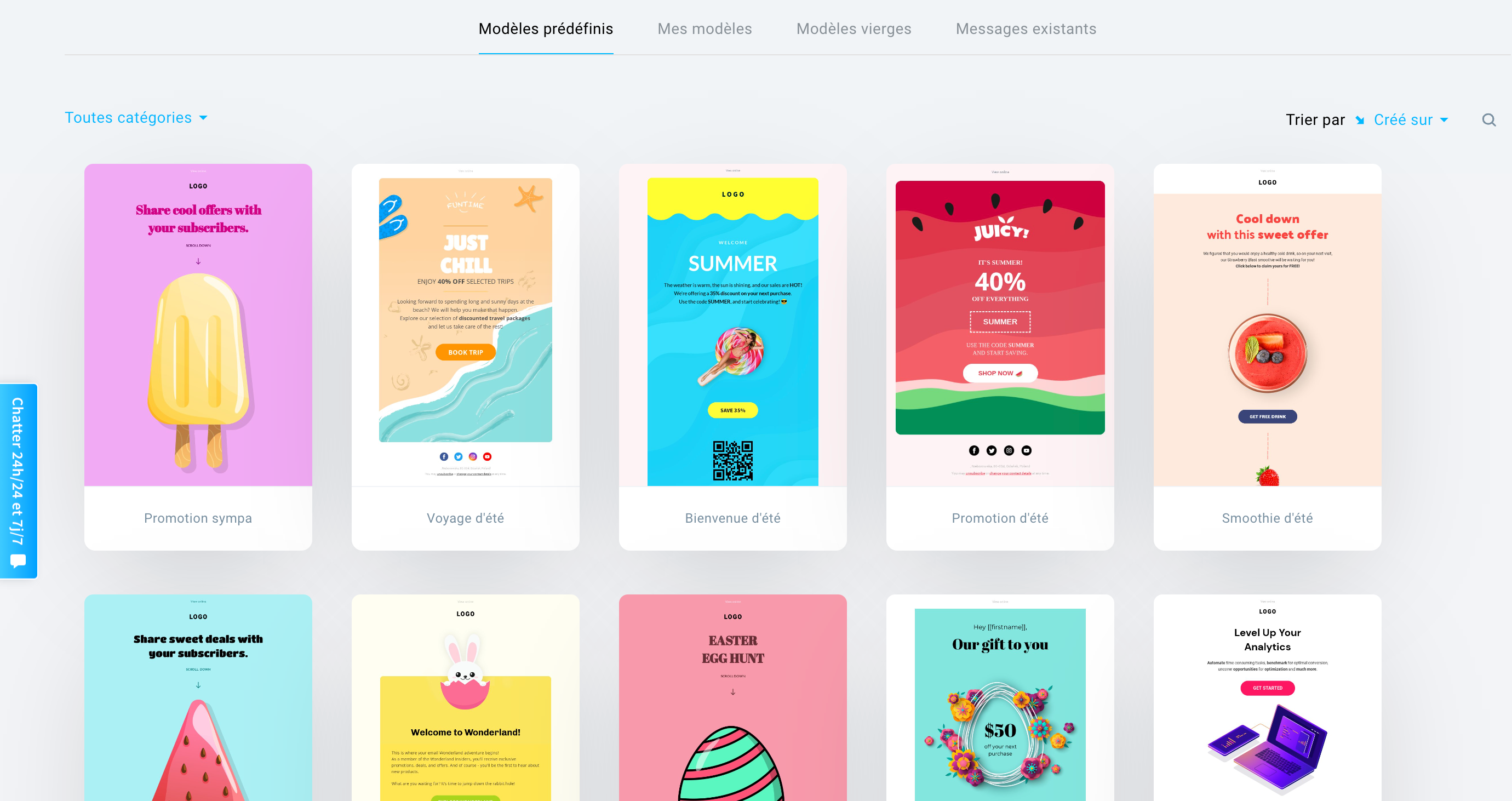 Modèles d_emails GetResponse 