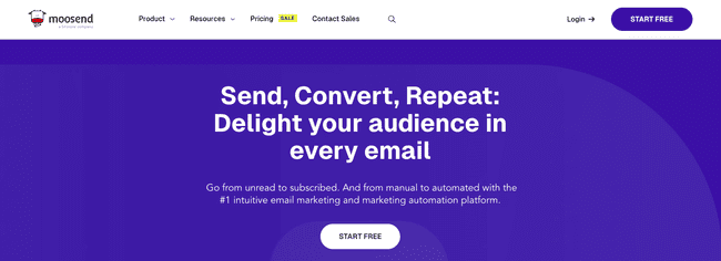 Moosend email marketing software Constant Contact alternative
