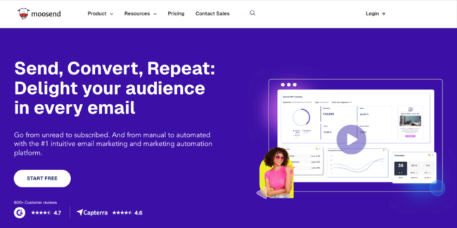 Moosend mailchimp alternatieven email marketing