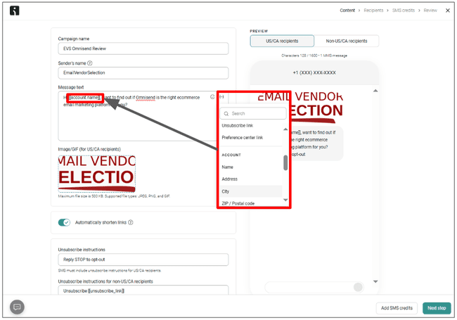 Omnisend SMS ecommerce marketing multicanal