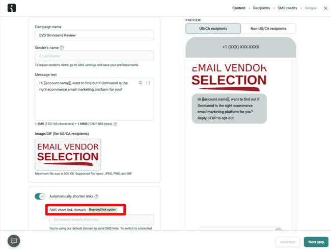 Omnisend SMS ecommerce omnichannel marketing