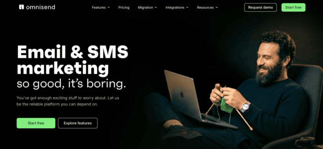 Omnisend business focused marketing automation for ecommerce SMBs