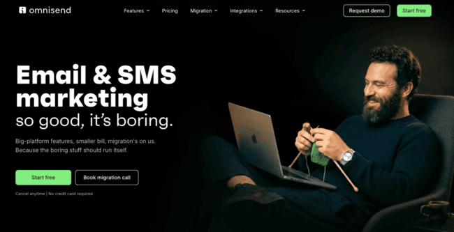 Omnisend ecommerce email marketing platform