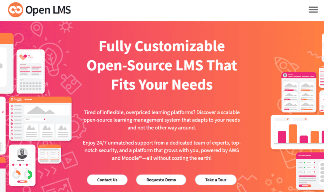 Open LMS, LMS alojado para Moodle