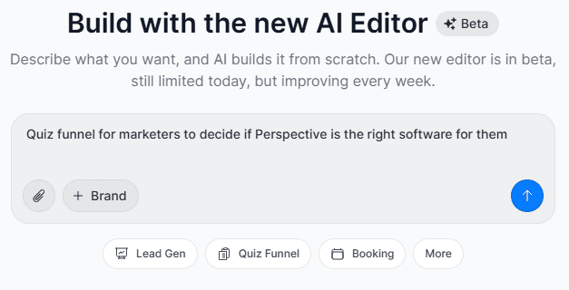 Perspective AI editor