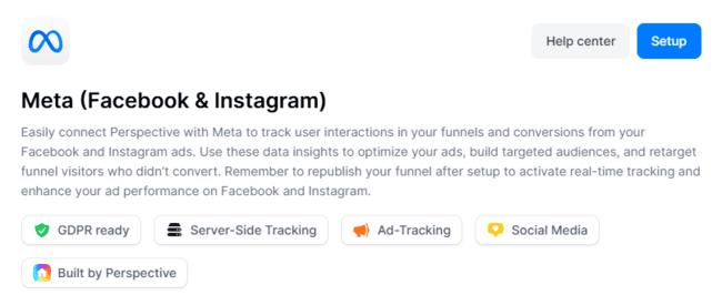 Perspective Funnels Meta tracking plug-in