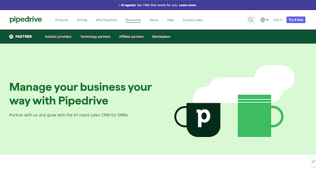 Pipedrive crm software reseller program