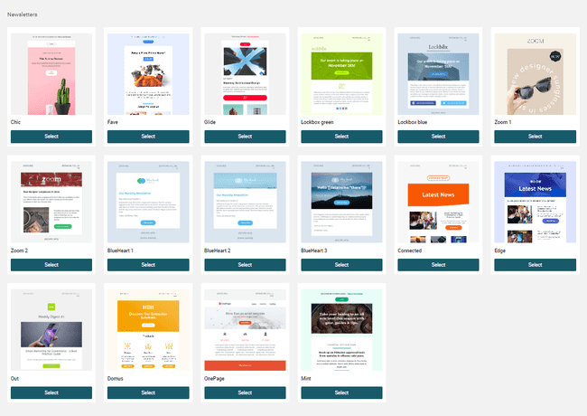 plantillas de correo electrónico de Mailjet