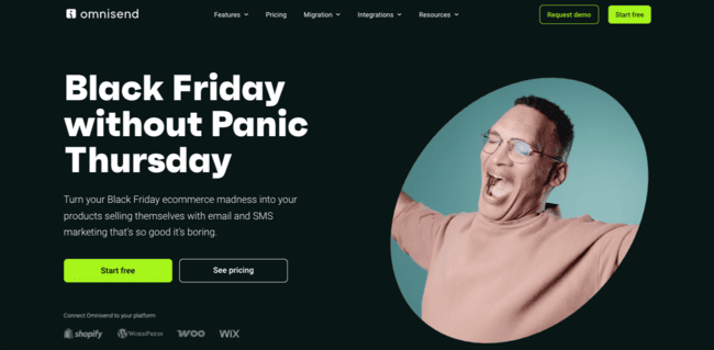 Plataforma de email marketing para e-commerce Omnisend