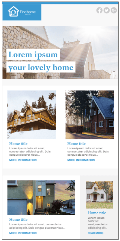 real estate email template