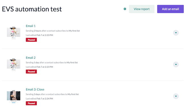 Reseña de EmailOctopus- campañas de goteo con respuestas automáticas