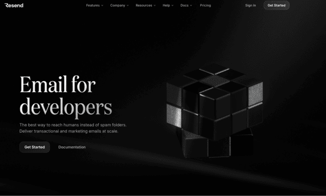 Resend email sending platform for fintechs
